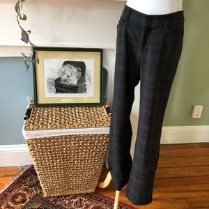 Esprit Gray Plaid Trousers